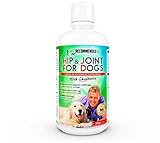 Vet Recommended - Dog Glucosamine Liquid - Glucosamine Chondroitin For Dogs With MSM & Hyaluronic Acid - A Natural Arthritis Pain Relief For Dogs To Help Hip & Joints - 32oz (946ml)