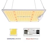 Spider Farmer SF-1000 LED Grow Light with Samsung Chips LM301B & Dimmable MeanWell Driver Sunlike Full Spectrum Plants Lights for Indoor Veg and Flower Growing Lamp