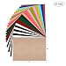 JANDJPACKAGING Heat Transfer Vinyl HTV Bundle 10"x12" - 25 Pack Assorted Colors HTV Vinyl, Iron On Vinyl for Cricut & Silhouette Cameo, Bonus Teflon for Heat Press Machine