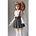 MonkeyJack 1/3 BJD Shoulder Strap Pleated Dress Mini Skirt for SD DD DOA LUTS Dolls Dress Up ACCS Smoky Grey