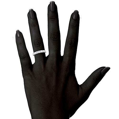 2 PAVOI+White+Plated+Zirconia+Eternity