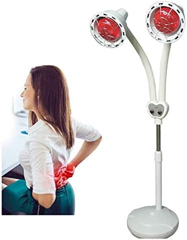 ランチボックス多機能遠赤外線理学療法ランプ ダブルヘッドデバイスビューティーサロンホームスキンベーキング 鎮痛のための赤外線温熱療法 人気ブランド多数対象