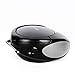 Riptunes Portable CD Player with AM FM Radio Potable radios Boom Box with Aux Line-in, Blackthumb 3