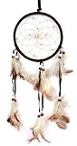 Imixlot Handmade Dreamcatcher Dream Catcher with Feathers Wall or Car Hanging Ornament Approx 13cm/ 5.12inch Diameter 48cm/18.9inch Long