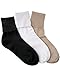 Buster Brown Ankle Socks, 3 Pack, White, Medium