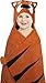 Hooded Towel For Kids, Oversize Cotton Character Hood Towel – Makes Getting Dry Fun - Ideal Beach Towels for Toddlers and Small Children - Use at the Pool or Bath Time, 27 x 47”, Tiger             