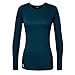 Sivvan Women's Comfort Long Sleeve T-Shirt / Underscrub Tee - S8500 - Caribbean Blue - S