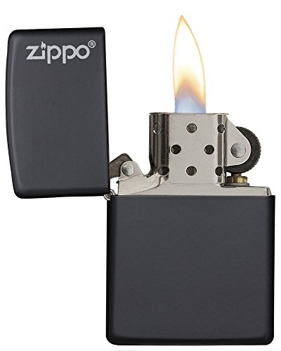 2 Zippo+Black+Matte+Pocket+Lighter