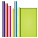 Jillson Roberts 6 Roll-Count All-Occasion Solid Color Gift Wrap Available in 10 Different Assortments, Perfectly Primary