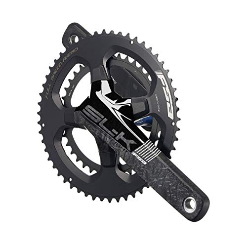 Full Speed Ahead - SL-K Series Carbon Light Double Crankset | BB386EVO Technology | for Road Bike | 10/11 10/11 Speed Compatible | 39/53T 165 mm