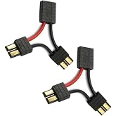 JIECHUN 2Packs RC Lipo Battery Serial Series Connector Adapter Wire Connection for Traxxas Serial Series Dual Batteries in 1/16 Models,Replacement of 3063