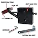Highwild 2x4 Target Hanger | Target Stand Base | Adjustable Height Steel Post | AR500 Steel Gong Targets Conversion Adapter