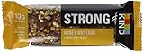 STRONG & KIND Protein Bars, Honey Mustard Bar, 1.6 Ounce, 4 Count