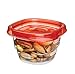 Rubbermaid TakeAlongs Food Storage Containers, 20 Count, Tint Chili,