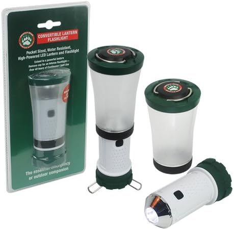 Emergency Lantern and Flashlight - Long Lasting LED Convertible Flash Light and Lantern - Battery Powered, 100% Guaranteed