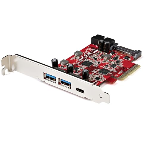 StarTech 5-Port USB PCIe Card, 10Gbps, Express (PEXUSB312A1C1H)