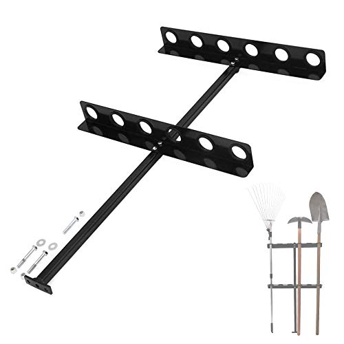 ELITEWILL Landscape Hand Tool Rack with 6 Holes Fit for Truck Trailer