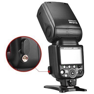 Meike MK910 i-TTL HSS 1/8000s HSS LCD Display Speedlite Master/Slave Flash for Nikon D3S D50 D60 D80 D200 D300 D500 D700 D750 D3000 D3100 D3300 D3400 D3500 D5000 and All Other Nikon DSLR Cameras - Thumbnail 3