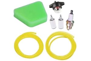 HPENP Air Fuel Filter Primer Bulb Fuel Line Spark Plug for Poulan Craftsman Chainsaw Replaces 530037793 530095646 530071835 188-513-1
