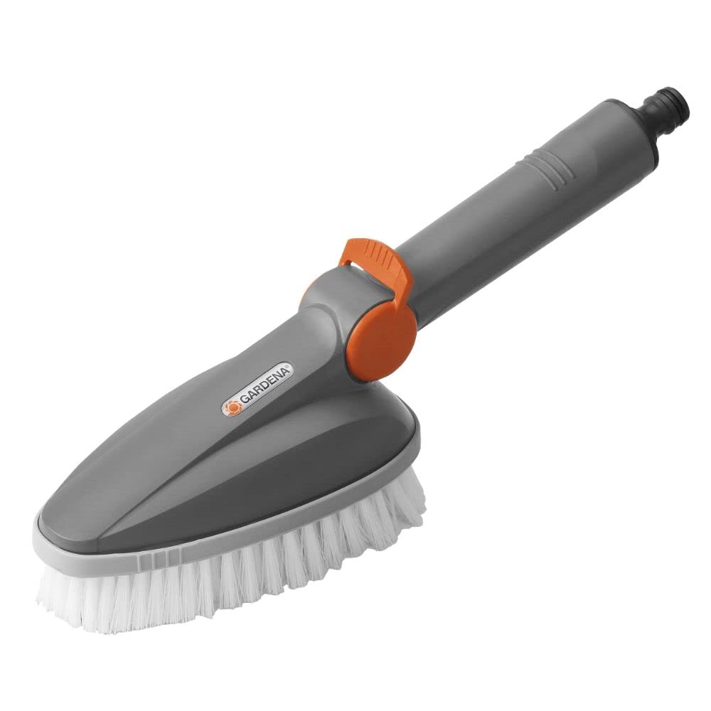 Gardena Power Wand: Water-Carrying Cleaning Brush for the Clean System, Ideal for Thorough Cleaning of Garden Furniture and Equipment (5572-20)