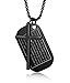 Jstyle Stainless Steel Dog Tags Cross Necklaces for Men Prayer Cross Necklace Military Rolo Chain 3mm 24 Inch