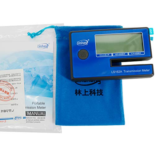 Graigar Solar Film Transmission Meter LS162A Window Tint Meter Filmed Glass Tester Portable Visible Light Transmission Windshield VL 550nm UV 365nm IR 1400nm - Thumbnail 5