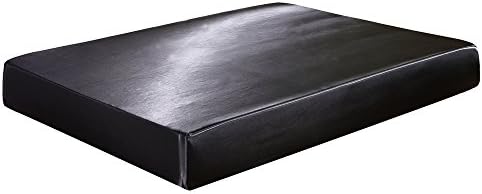 Yovoro Luxury Satin Fitted Bottom Sheet 12 Inch Deep Pocket Black King Size