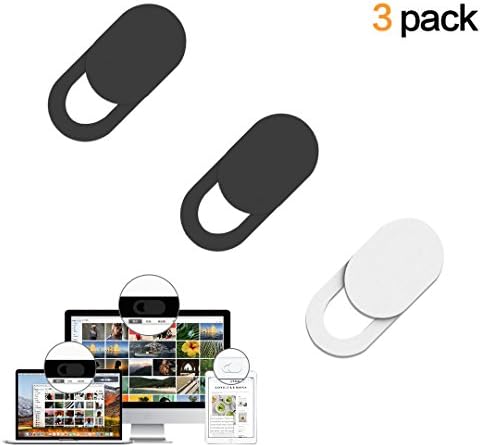 Fonory 3 Packs Webcam Covers Camera Cover For Computer, Laptop, tablet, PC
