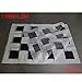 CarThree Fabrics Calibration Cloth Special for 360 Degree Surround Bird View System Debugging Clothes 4pcs/Set Nonwoven