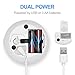 Opaceluuk OP-USB-HUMI01, Portable Personal Mini Aquarius 2, Battery/USB Powered Cap Humidifier for Travel Car Office Desktop Bedroom (Bottle Adapter Included in Top-Right