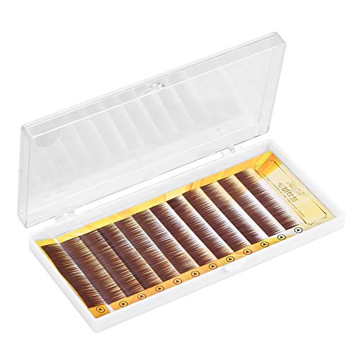 Ruiqas False Eyebrow, Mixed Dark Brown False Eyebrow Extension Fake Eyebrow Enhancer Individual Eyebrows 5-8mm