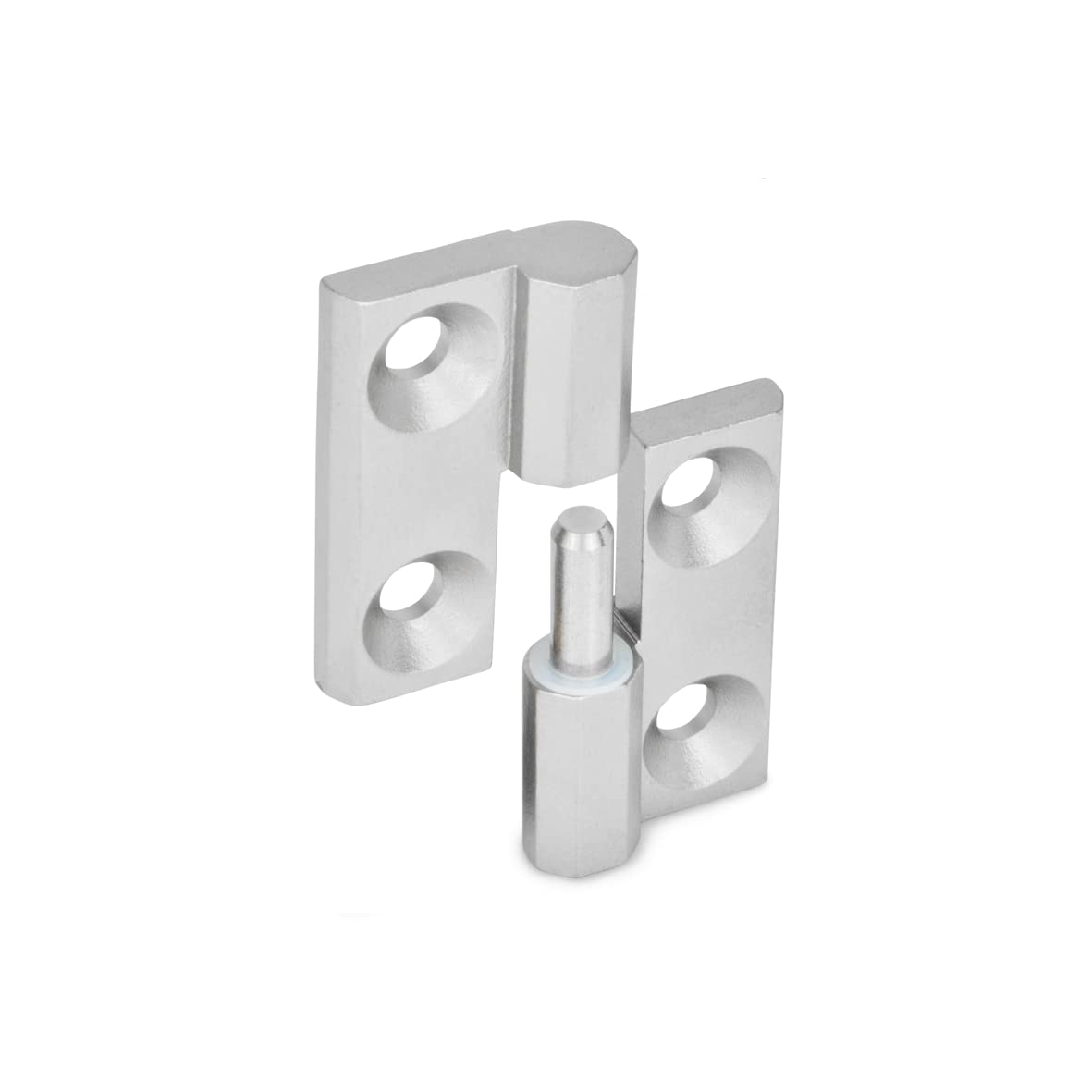 Ganter Normelemente GN 337-NI-50-50-A-1-GS Aushängbare Scharniere - Edelstahl Hanging Hinge, Right Stop, 50x50mm