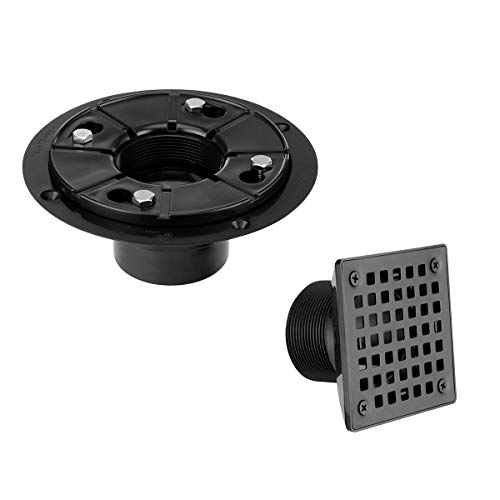 Square Design Tilein Floor Shower Drain, ABS Adjustable Shower Drain