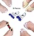 9 in 1 Orthopedic Bunion Corrector & Bunion Relief Kit - Brace Gel Splint Pads for Foot Care, Toe Separators Spacers Straighteners Splint Treatment, Hammer Toe, Big Toe Joint & Relieve Toe Separator