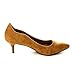 C LABEL FELITSA-1 Women's Slip On Pointed Toe Kitten heel Derss Pumps