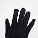 YAOSEN Women Winter Warm Knitted Gloves Imitation Cashmere Gloves with Fur Cuff (Black)