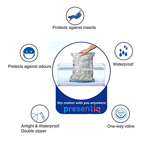 GQC Small Vacuum Storage Bags,6 Pack Vacuum Bags Clothes,to