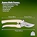 BUGUI Bypass Garden Pruning Shears – 2 Pack, Ultra Lightweight Hand Pruners Make Cut Smooth & Clean, Professional Gardening Scissors for Cutting Live Flowers, Plants, Light Branches.thumb 3