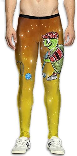 HFUEIMEN Cartoon Croquet Turtle Game Men's Gym Training Pants Sports Jogger Trousers For Indoor Or Outdoor