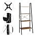 Homfa Ladder Shelf 4 Tier Vintage Bookshelf Bookcase Multifunctional Plant Flower Stand Storage Shelves Rack Wood Look Accent Metal Frame Modern Furniture Home Office