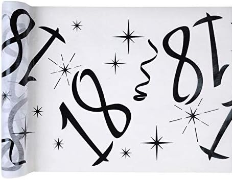 Chal Chemin De Table Anniversaire 18 Ans Amazon Fr Cuisine Maison