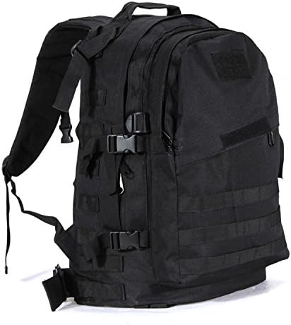 Nutsima 55L 3D Outdoor Sport Military Tactical Climbing Mountaineering Backpack Camping Hiking Trekking Rucksack Travel Outdoor Bag Black 50 - 70L