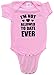 Baby Girl's I'm Not Allowed To Date Ever Bodysuit