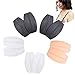 Ewinever(R) 5 Pairs Silicone Bra Strap Cushions Holder Non-Slip Comfort Shoulder Pads(2 Black,2 transparent,1 Beige)