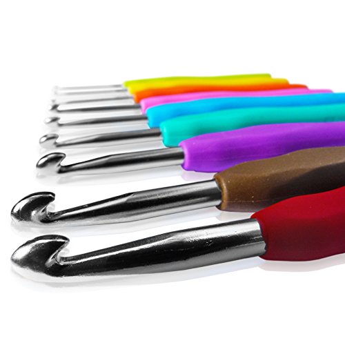 crochet grips hook ergonomic needles rubber handles crocheting soft slip non uae