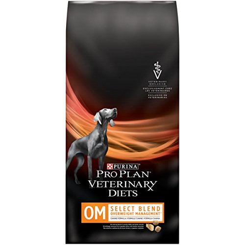 PurinaPro Plan Veterinary Diets OM Select Blend Overweight Management With Chicken Canine Formula Dry Dog Food - 18 lb. Bag