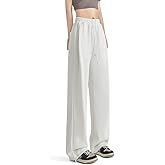 Womens Wide Leg Sweatpants Casual Loose Yoga Pants Comfy Lounge Joggers Baggy Sweatpants Pockets