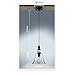 CLAXY Ecopower 1 Light Vintage Hanging Big Bell Glass Shade