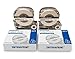 2 Pack Epson Labelworks Label Tape Cartridge by Smyrna Print - LW-300 LW-400 LW-500 LW-600 LC-4WBN9 – Black On White Label Maker Tape – 24 Feet Long