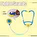 GAMZOO Doctor Kit for Kids-Pretend Play Toy for 3,4,5 Year Old Boys and Girls Birthday Gift,Medical Set Playset with Electronic Stethoscope,Light & Sounds for Age 3-6